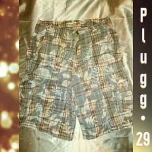 •⚫Plugg Cargo Shorts⚫•